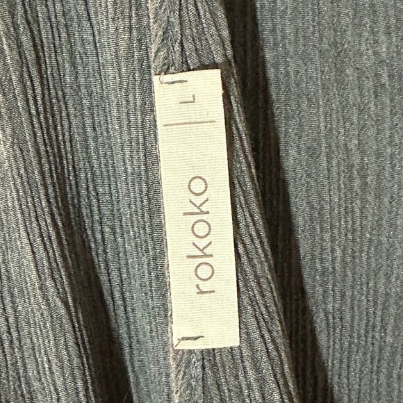 Rokoko Gray Jumpsuit Keyhole Back Style R68395 - Picture 2 of 5